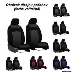 Potahy pro VOLKSWAGEN VW T6 1+1 (od 2015) VIP-B3 (textil)