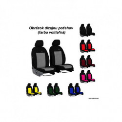 Potahy pro NISSAN Interstar 1+1 III (od 2010) Elegance (velour-velour)