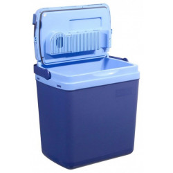 Chladící box 25litrů BLUE 220/12V displej s teplotou + ohřev