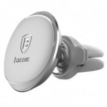 Magnetický držák telefonu BASEUS Magnetic Air Vent stříbrný