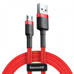 Kabel USB na micro USB BASEUS Cafule 1,5A 200cm červený