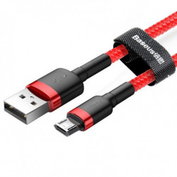 Kabel USB na micro USB BASEUS Cafule 1,5A 200cm červený