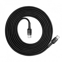 Kabel USB-C pro USB-C BASEUS Cafule PD 2.0, QC 3.0, 60W, 200 cm