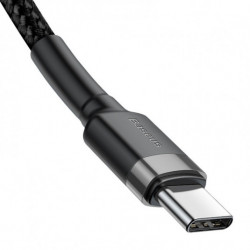 Kabel USB-C pro USB-C BASEUS Cafule PD 2.0, QC 3.0, 60W, 200 cm