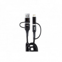 Multikabel USB C-USB C iOS USB A FullLINK 100cm UC-15
