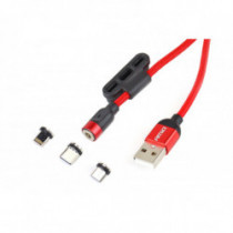 Multikabel USB Lightning/USB C/micro USB 100cm UC-08