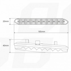 Světla pro denní svícení DRL 810 ver.2