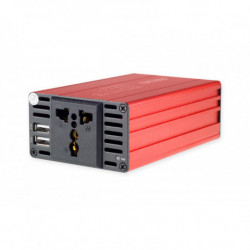 Měnič napětí AMiO 12V/230V 300W/600W 2xUSB PI03