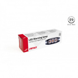 Výstražné osvětlení oranžové 3x3W LED R65 R10 12/24V IP67