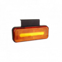 Světle obrysové oranžové - obdélníkové LED- OM-02-O