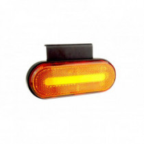 Světle obrysové oranžové - oválné LED- OM-01-O