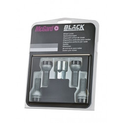 Bezpečnostní šrouby McGard M14x1,5x26,7mm R13 BLACK EDITION