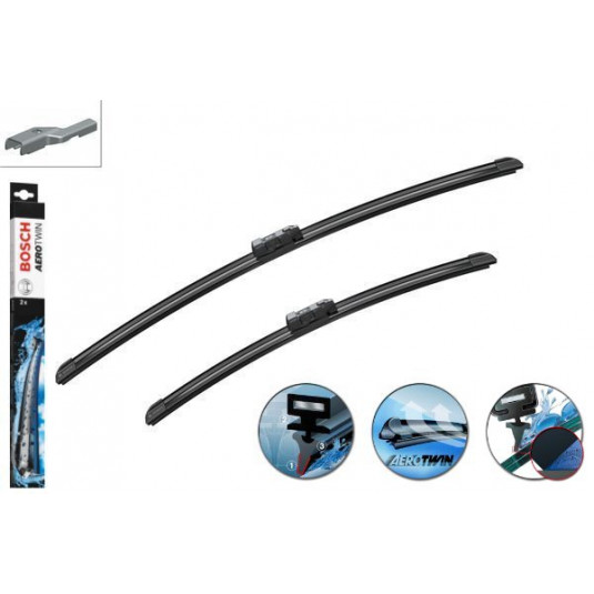 Stěrače Bosch Aerotwin sada pro KIA Pro Cee'd [ED/FF2] (10.07-06.09) 600/450mm