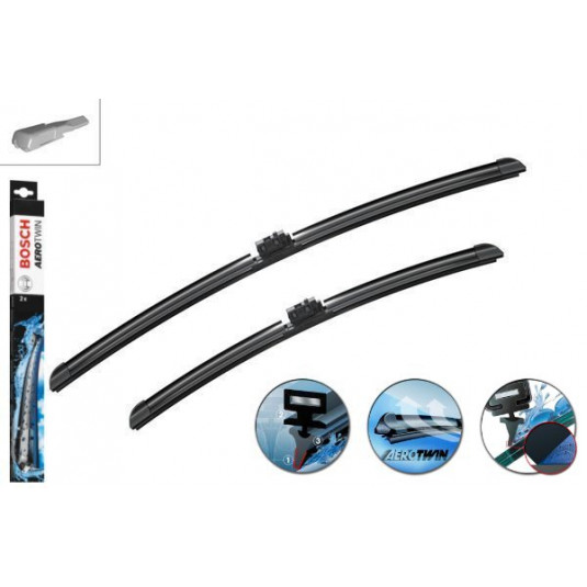 Stěrače Bosch Aerotwin sada pro MERCEDES Serie A [176] (07.15-souč.) 600/475mm