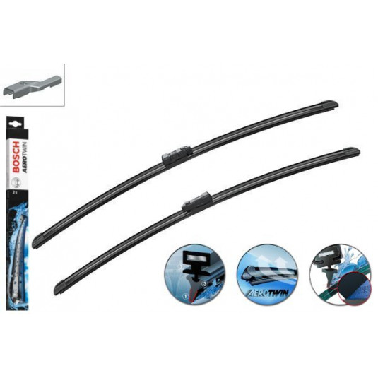 Stěrače Bosch Aerotwin sada pro CHEVROLET Volt [1G1] (11.11-12.14) 650/650mm