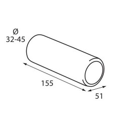 Koncovka výfuku (Ø výfuku do 45mm) T-05