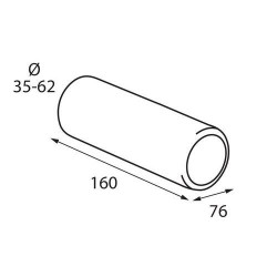 Koncovka výfuku (Ø výfuku do 62mm) TS-02