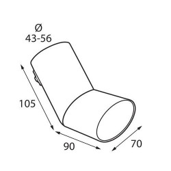 Koncovka výfuku (Ø výfuku do 56mm) TS-41