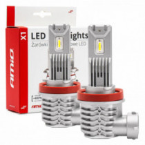 LED žárovky hlavního svícení H8/H9/H11 X1 Series AMiO
