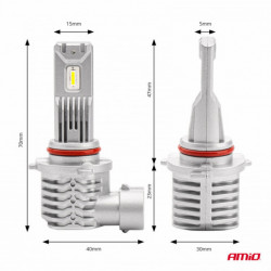 LED žárovky hlavního svícení HB3 9005 X1 Series AMiO