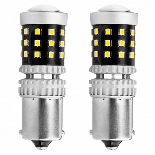 LED žárovky CANBUS 2016 39SMD 1156 BA15S P21W R10W R5W White 12V/24V