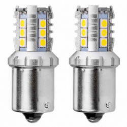 LED žárovky CANBUS 3030 16SMD 1156 BA15S P21W R10W R5W White 12V/24V