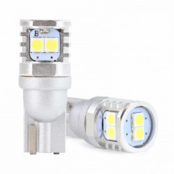 LED žárovky CANBUS 3030 6SMD T10 W5W W10W White 12V/24V