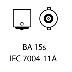 P21W LED žiarovka (135 x SMD 4014) oranžová canbus