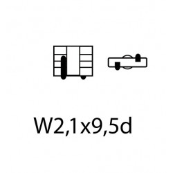 W5W LED žiarovka (8 x osram LED 3030) oranžová canbus