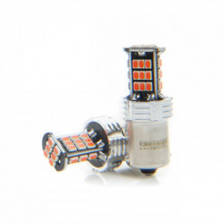 P21W LED žiarovka (30 x SMD 3020) červená canbus 12/24V