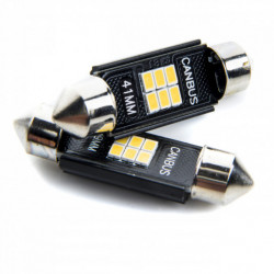 C10W LED žiarovka (6 x SMD 2016) 42 mm 6000k canbus