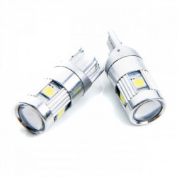 W5W LED žiarovka (5 x philips SMD 3030) 6000k canbus