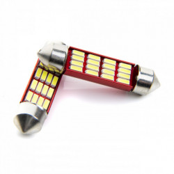 C10W LED žiarovka (16 x SMD 4014) 39 mm 6000k canbus