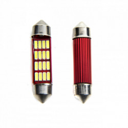 C10W LED žiarovka (16 x SMD 4014) 39 mm 6000k canbus