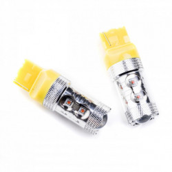 W21W LED svietidlo 50W (10 x cree) oranžové 12/24V