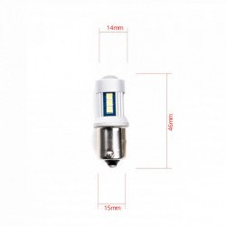 P21W LED žiarovka (15 x SMD 3030) 6000k 12/24V