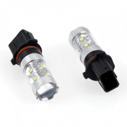 P13W LED žiarovka 50W (10 x cree xb-d) 6000k