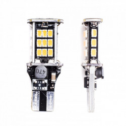 W16W LED žiarovka (30 x SMD 3020) oranžová canbus