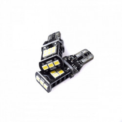 W16W LED žiarovka (15 x SMD 2835) 6000k canbus