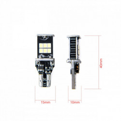 W16W LED žiarovka (15 x SMD 2835) 6000k canbus