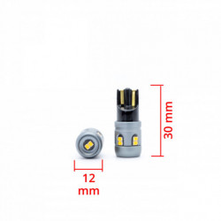 W5W LED žiarovka 12 SMD 2016 canbus jantár