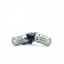 P27W LED žiarovka 3156 66 SMD 2016 canbus jantar