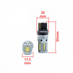 W21W LED žiarovka 7440 66 SMD 2016 canbus