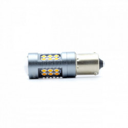 Py21W LED žiarovka 24 SMD 3030 jantár canbus