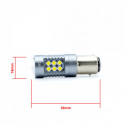 P21/5W LED žiarovka 24 SMD 3030 biela canbus