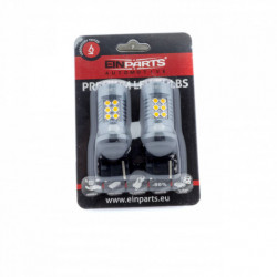 W21W LED žiarovka 24 SMD 3030 jantár canbus