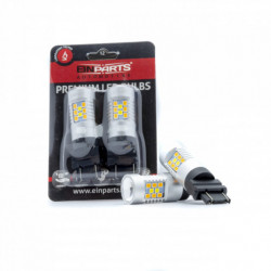 P27/7W LED žiarovka 24 SMD 3030 biely/jantar canbus