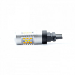 P27/7W LED žiarovka 24 SMD 3030 biely/jantar canbus