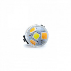 P27/7W LED žiarovka 24 SMD 3030 biely/jantar canbus