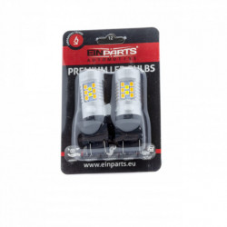 P27/7W LED žiarovka 24 SMD 3030 biely/jantar canbus